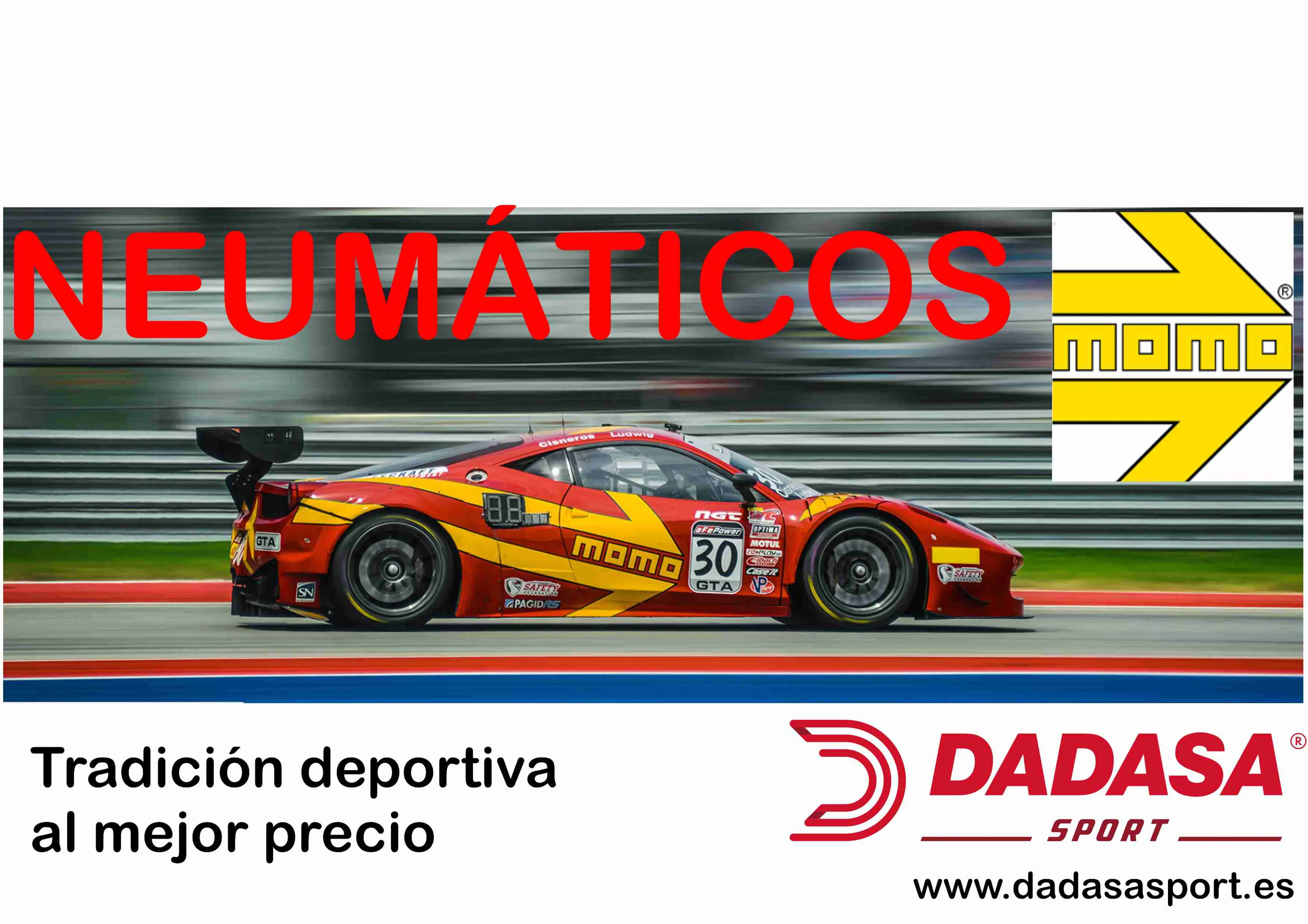 NEUMÁTICOS MOMO, TRADICIÓN DEPORTIVA AL MEJOR PRECIO