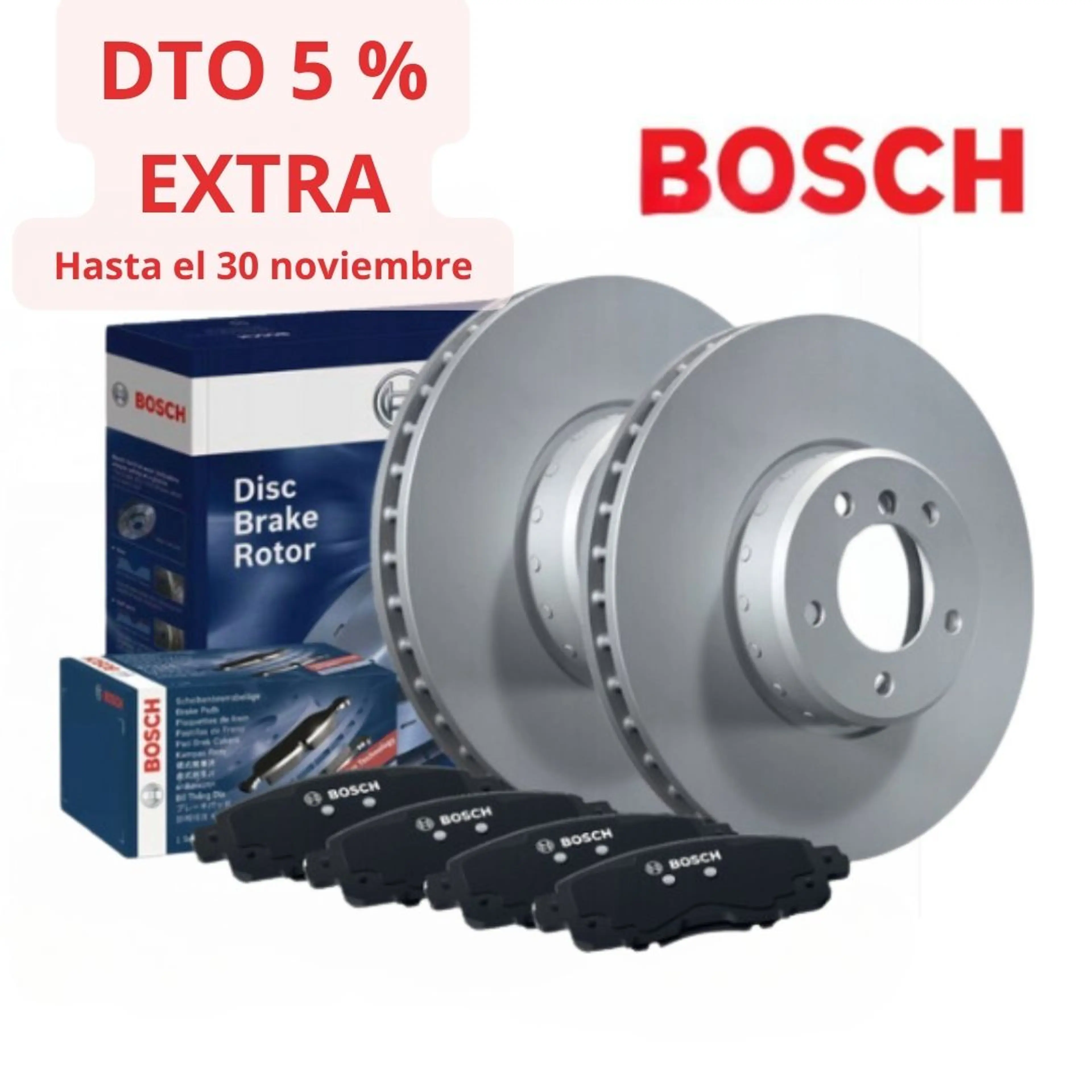 PROMOCION BOSCH FRENADO Y FILTROS + 5% HASTA EL 30 NOVIEMBRE