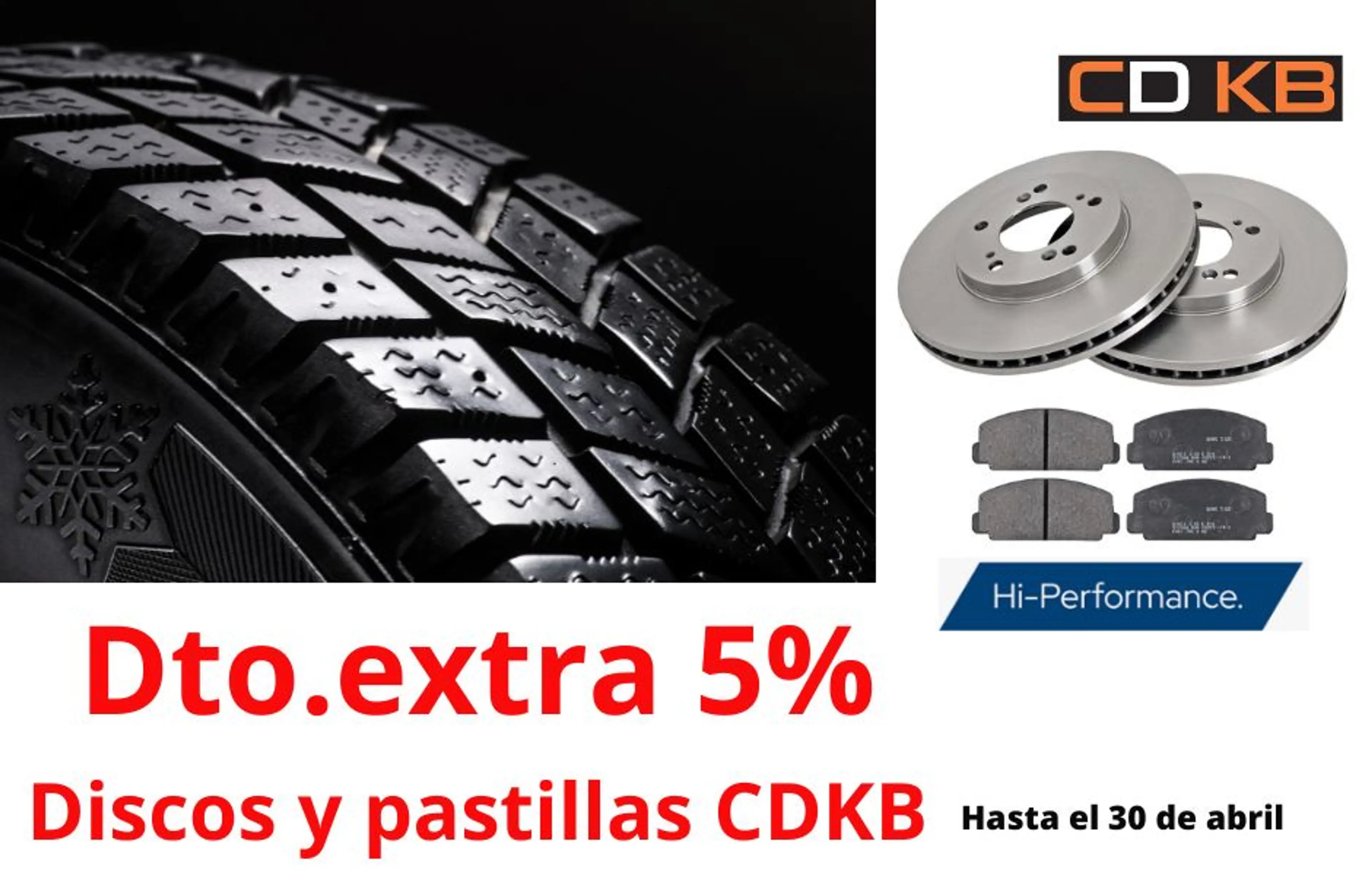 Dto. Extra Discos y Pastillas CDKB hasta final del mes