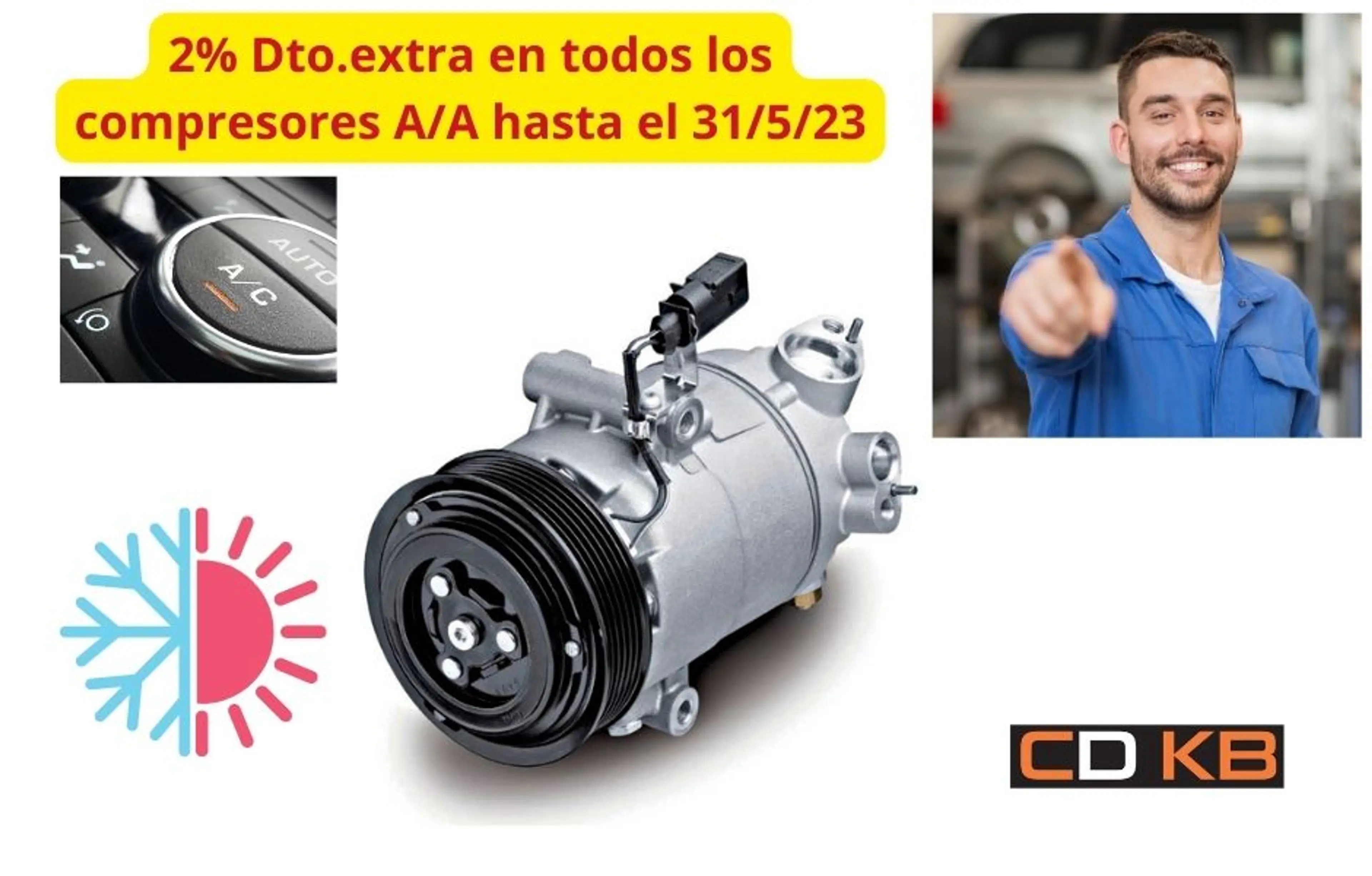 DESCUENTO EXTRA EN LOS COMPRESORES DE AIRE ACONDICIONADO CDKB